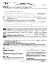 Free IRS W-9 PDF Form