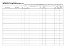 Free Stock Transfer Ledger PDF Form